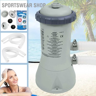 Sportswear Shop 28638 ปั๊มกรองน้ํา แบบใส 1000gal Cn Ac 220V สําหรับสระว่ายน้ํา