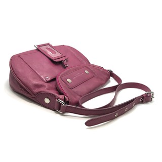 Used Marc By Marc Jacobs Preppy Natasha Crossbody Bag In Amathyst Leather SHW - 7,990 บาท