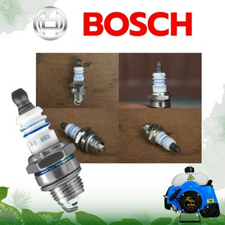 หัวเทียน BOSCH เครื่องพ่นยา 2 จังหวะ เครื่องตัดหญ้า 2 จังหวะ เลื่อยยนต์ รุ่น WS7F อย่างดี ใช้งานดี ติดง่าย