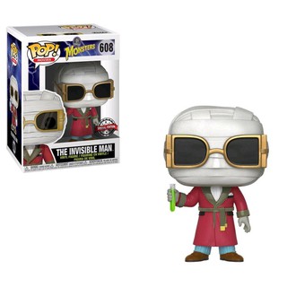 {IN-STOCK} Funko Pop! MOVIES : Monsters : The Invisible Man #608 Exclusive Walgreen Sticker