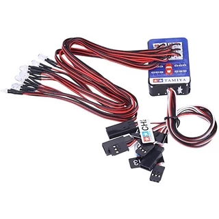 หลอดไฟ LED ชนิด Smart ทำงานตามรีโมท 12 หลอด สำหรับติดรถบังคับ