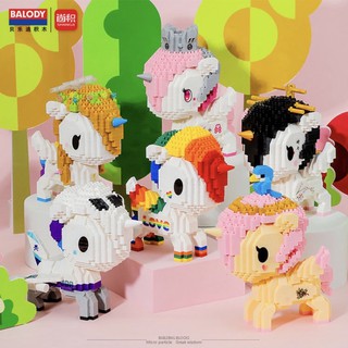 เลโก้นาโนไซส์ XL - Lp 210588-210589 / Balody 18186-18200 Tokidoki Unicorno Unicorn