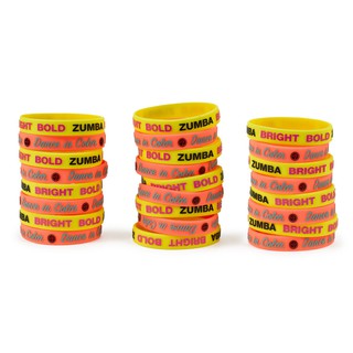 Bright Bold Zumba Rubber Bracelets (กำไรข้อมือออกกำลังกายซุมบ้า)