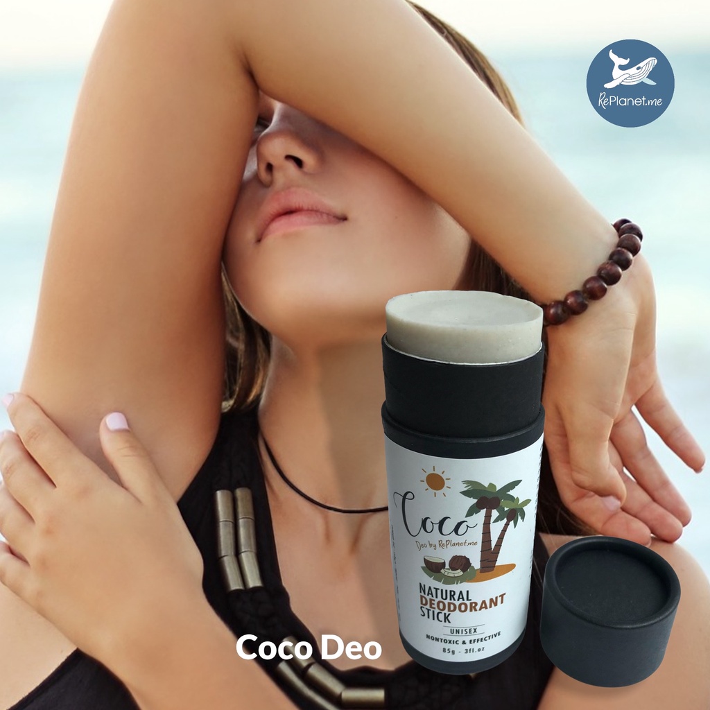 REPLANET.me โคโค่ดีโอ้ ผลิตภัณฑ์ระงับกลิ่นกาย ส่วนผสมจากธรรมชาติ ไร้สารเคมี (COCO Deo Natural DEODORANT for Unisex)