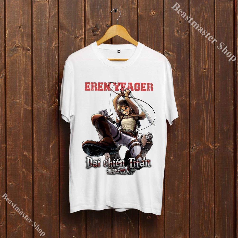 Unisex Eren Yeager - เสื้อยืด Unisex Attack on Titan - Cool Eren Yeager - EY-018