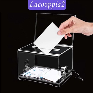 [Lacooppia2] กล่องอะคริลิค สําหรับใส่บัตรบริจาค