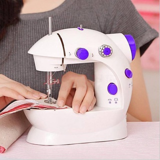 (b61) จักรเย็บผ้า ไฟฟ้า มินิ ขนาดพกพา Mini Sewing Machine จักรเย็บผ้าขนาดเล็ก พกพาสะดวก