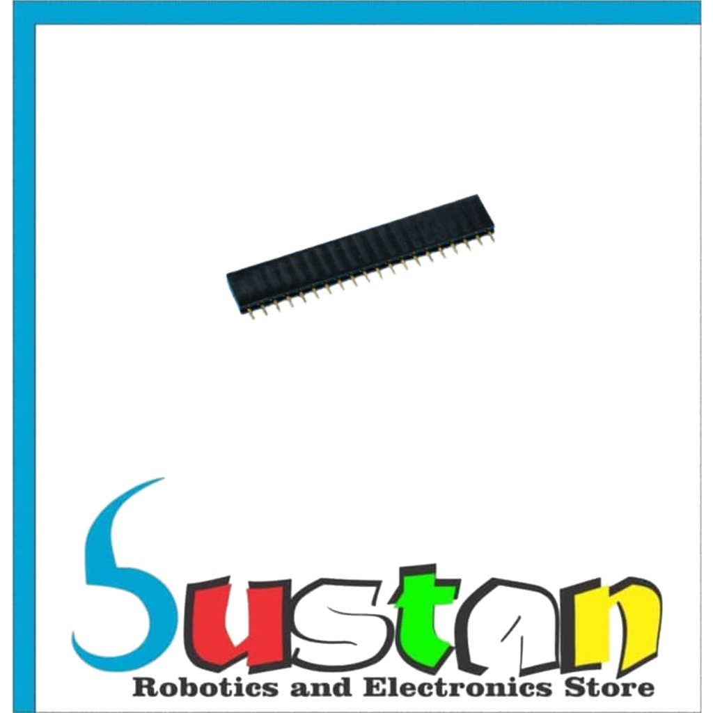 หญิง HEADER 1X20 PIN 2.54 มม. PIN HEADER 20P 1 X 20 PIN SINGLE ROW 20P