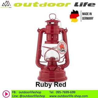 Feuerhand Hurricane Lantern 276 ruby red ตะเกียงมือไฟ