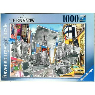 จิ๊กซอว์ Ravensburger - Then &amp; Now  Time Square NYC  1000 piece  (ของแท้  มีสินค้าพร้อมส่ง)