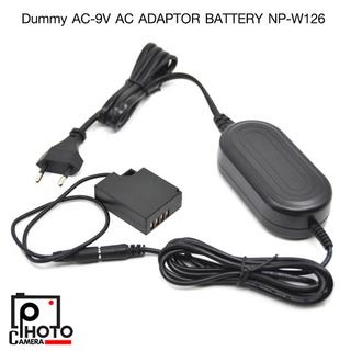 Dummy Battery AC-9V AC Adapter Battery NP-W126 for Fuji XA2, X-Pro1, XE1, XT20, XT2