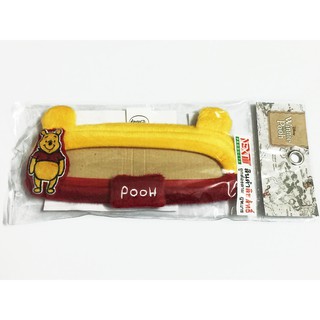 ลิขสิทธิ์แท้ หมีพูห์ ที่หุ้มกระจกมองหลังรถยนต์ สีแดงเหลือง Winnie the Pooh Rear View Mirror Cover Red,Yellow