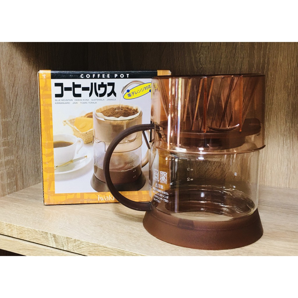 Iwaki COFFEE POT  เหยือกพร้อมกรวยดริปกาแฟ