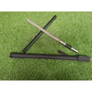 กระบอง มีดสำหรับนักเดินป่าขนาดต่อด้ามได้ 20 นิ้ว กับ 34 นิ้ว BATON SWORD มาพร้อมซองผ้าไนล่อนสีเขียว