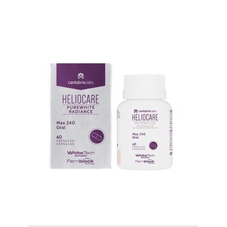 Heliocare Purewhite Radiance Max 60 พร้อมส่ง...วิตามินกันแดดผิวขาวออร่า