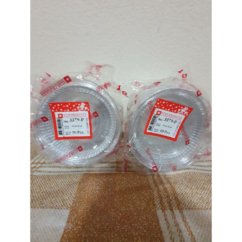 ถาดฟอยล์ อบขนม star 3379 P บรรจุ 10 ชุด พร้อมฝา