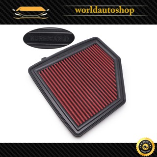 กรองอากาศ ผ้า สีแดง Air Filter Hurricane Honda  HR-V Hatchback Vezel ปี2015 - 2019