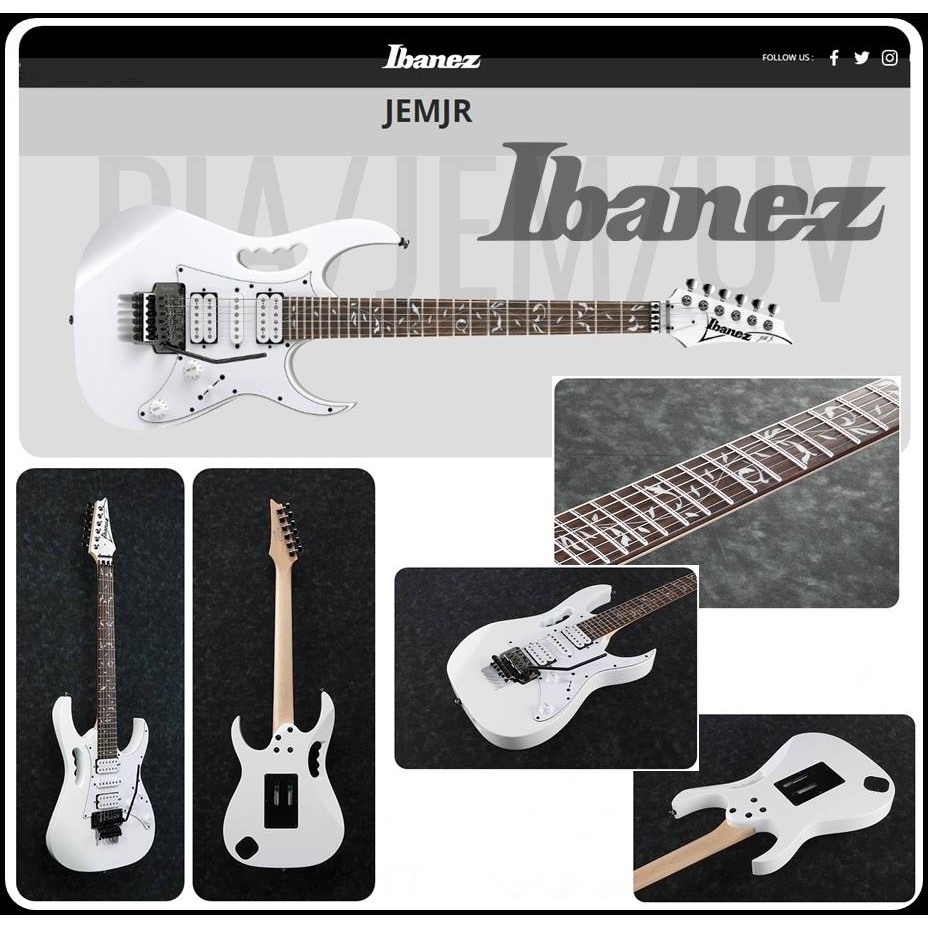 กีตาร์ไฟฟ้า Ibanez JEM-JRSP (Signature Steve Vai)