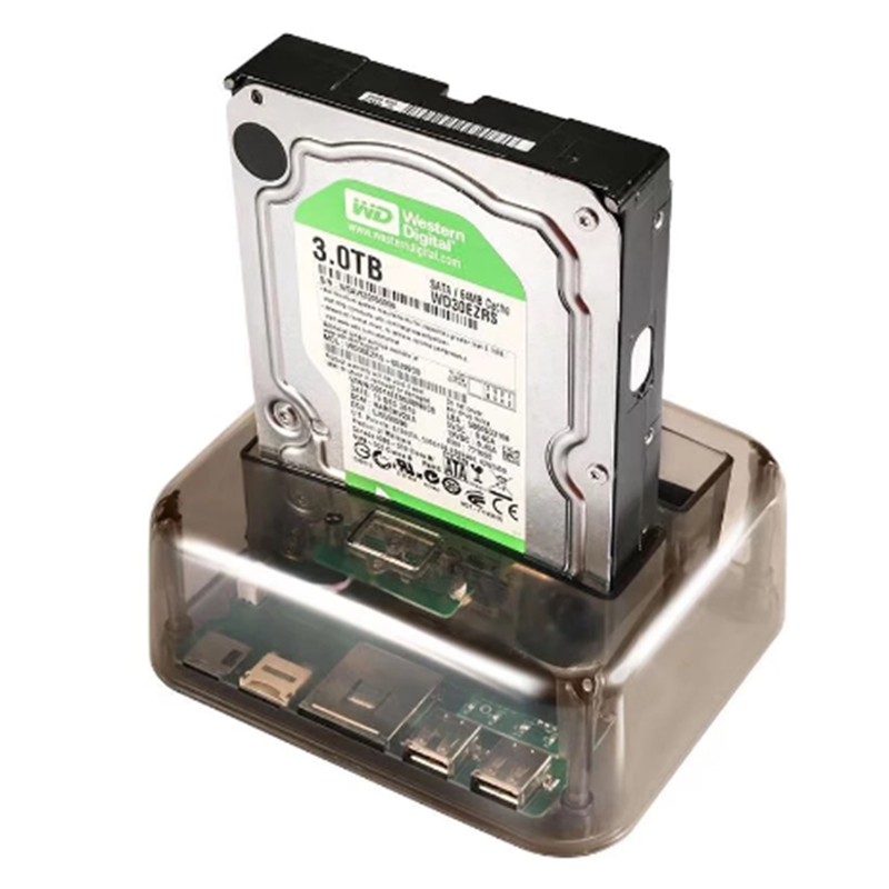 2.5 นิ้ว 3.5 Sata/Ide Hdd Case 2-Dock Dual Bay Hard Drive Docking Station 3.0 E-Sata Card Reader Hub