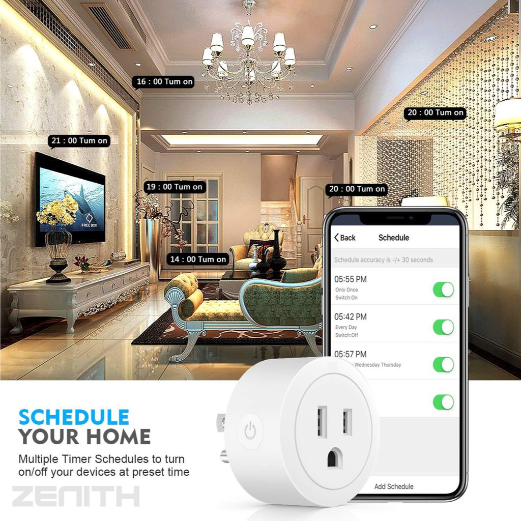 🔥พร้อมส่ง🔥eWeLink Tuya ปลั๊กไวไฟ อัจฉริยะ Wifi Smart Plug Socket eWeLink