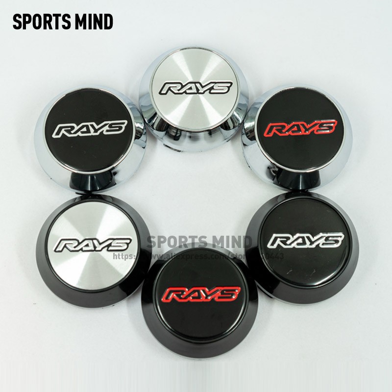 4 ชิ้น/ล็อต 60/58 มม.RAYS VOLK โลโก้รถศูนย์ล้อหมวกดุมล้อสําหรับญี่ปุ่นโตเกียวขอบ TE37 เวลาโจมตี