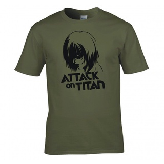 เสื้อยืดผ้าฝ้ายพิมพ์ลายขายดี 2019 ใหม่ เสื้อยืดลําลอง แขนสั้น พิมพ์ลาย ATTACK ON TITAN สําหรับผู้ชาย