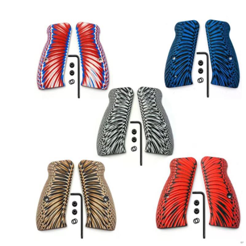 ✼◆อุปกรณ์เสริมมือจับสกรู G10 Cz75 สําหรับ / 85 Compact , Cz P - 01 P100 T100 Pcr D