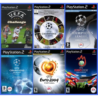 UEFA Euro - UEFA Champions League ยูฟ่า แผ่นเกม PS2