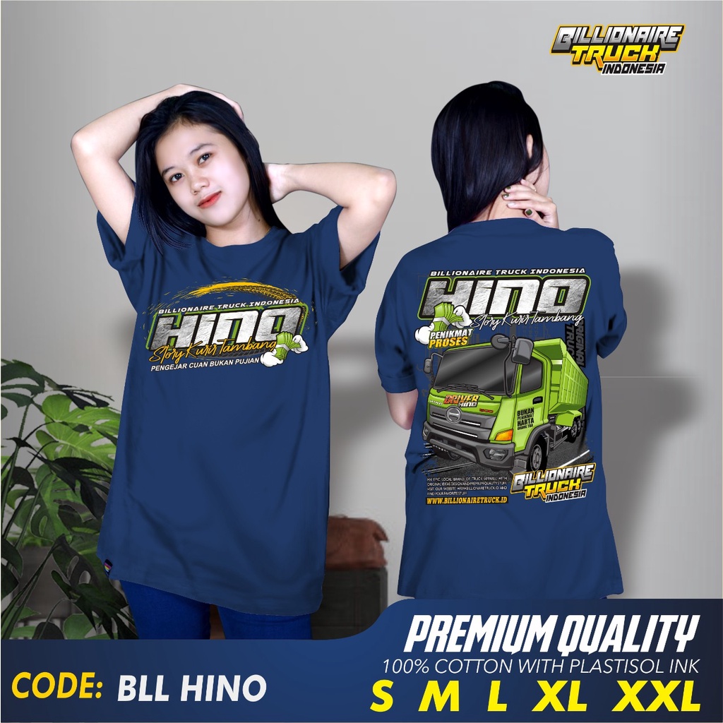 เสื้อยืด Hino Dump Truck เสื้อยืดไดรเวอร์ Hino Dump Truck ใหม่ล่าสุด