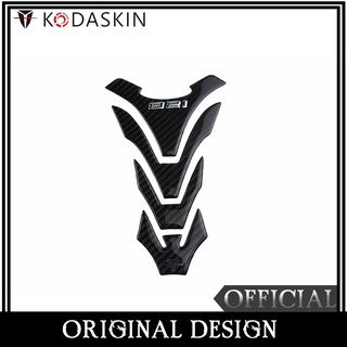 KODASKIN 3D Carbon Tank Pad / สติกเกอร์รูปลอกสติ๊กเกอร์สติกเกอร์คาร์บอนสำหรับ DUCATI MONSTER 821