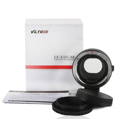 VilTROX อะแดปเตอร์แปลงเลนส์ Canon EOS ทั้ง EF,EF-S ใช้กับกล้อง EOS M,M2,M3,M5,M6,M10,M50,M100,Kiss M Auto Focus ได้