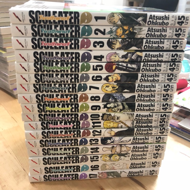 การ์ตูนญี่ปุ่น Soul Eater 1-17 (หาเล่มต่อได้ตามร้าน) หนังสือบ้าน สภาพดี ราคาเหมา