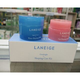 Laneige ชุดบำรุงผิวหน้าก่อนนอน Sleeping Care Goodnight kit  (2 items)