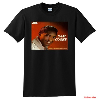 เสื้อยืดผ้าฝ้ายCOTTON ใหม่ เสื้อยืด พิมพ์ลาย sam cooke Vinyl cd สไตล์ฮิปสเตอร์S-5XL