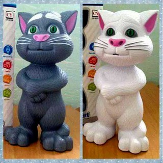 ของเล่นเด็ก แมวพูดได้ แมวทอม Tom Cat ของเล่นเสริมพัฒนาการ พูดได้ 2 ภาษา ร้องเพลง อัดเสียงพูดตาม