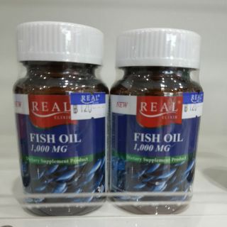 Real elixer fish oil 1000mg 30 capsules