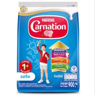 CARNATION นมผง คาร์เนชั่น1+ สมาร์ทโก ขนาด 850 กรัม, 900 กรัม, 1,450 กรัม สำหรับเด็กอายุ 1 ปี ขึ้นไป