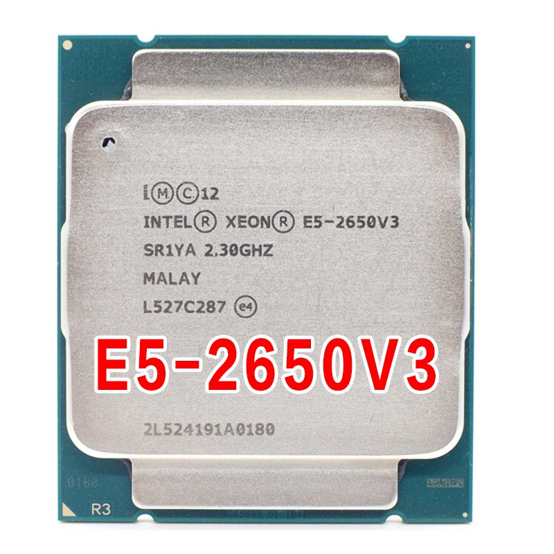 Intel / Xeon E5-2678V3 2650V3 2660V3 2670V3 E5 2630LV3 2650lv3 2690V3 2680V3 2678V3 E5-2640V3 CPU รุ