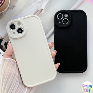 เคสโทรศัพท์มือถือนิ่ม ทรงวงรี ลายตาโต สีดํา สีขาว สําหรับ VIVO V23 V23E V9 Youth V5 V5S S1 V15 V11i V11 Y91 Y93 Y95 Y91i Y91C Y19 5G 4G