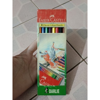 Faber Castell 8 classic colour pencils สีไม้เฟเบอร์ คาสเทล