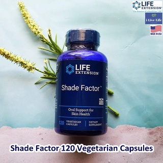 Life Extension® ผลิตภัณฑ์เสริมอาหารสำหรับผิว Shade Factor 120 Vegetarian Capsules