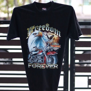 HH เสื้อยืดharley davidsonผ้านุ่มคอฟิตไม่มีข้างcotton100%ไซส์SMLมีมากกว่า40แบบ คอกลม