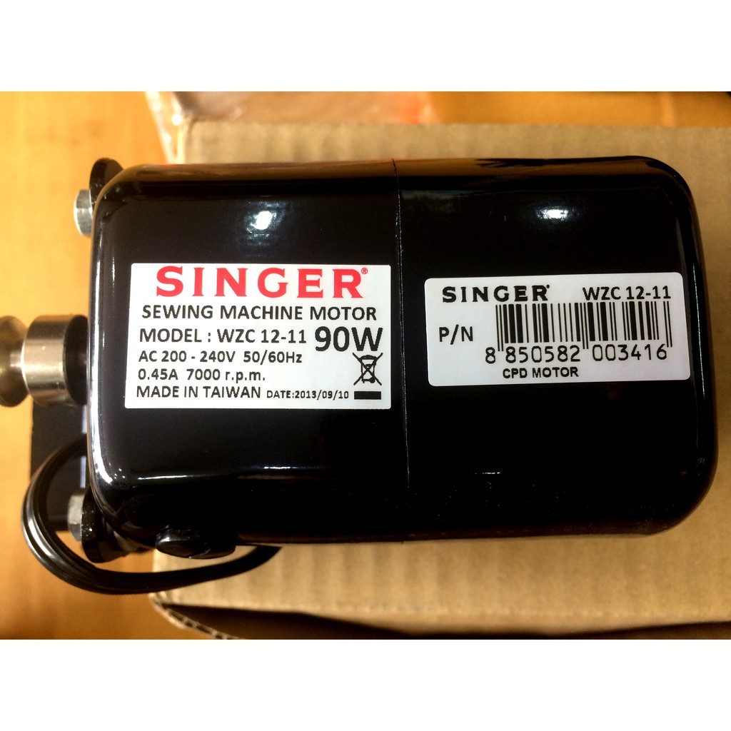 SINGER มอเตอร์จักรเย็บผ้าตั้งโต๊ะ 90W พร้อมขาเหยียบ+สายพาน