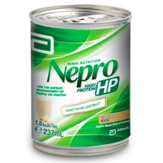 Nepro-HP อาหารสูตรสำหรับผู้ป่วยล้างไตและที่ควบคุมปริมาณเกลือแร่และของเหลวชนิดน้ำ