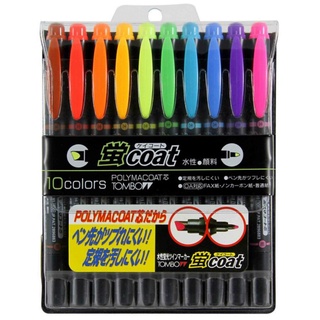 TOMBOW ชุดปากกาเน้นข้อความ 10 ด้าม Kei Coat WA-TC-10C