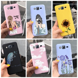 เคสโทรศัพท์ซิลิโคน TPU แบบนิ่ม ลายดอกเดซี่ สําหรับ Samsung Galaxy J2 J200G SM-J200GU J2 J 2 2015