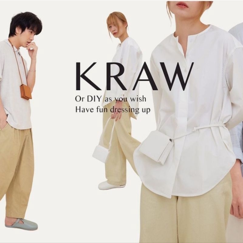 กระเป๋าสะพายข้าง Rawit Official รุ่น Kraw สี Snow