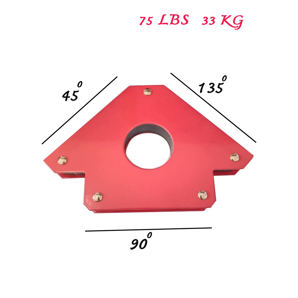 แม่เหล็กจับฉาก แม่เหล็กลูกศร ตัวจับชิ้นงาน ตัวเข้ามุมฉาก เชื่อมโลหะ ขนาด 3นิ้ว/4นิ้ว/5นิ้ว - รูปที่ 2
