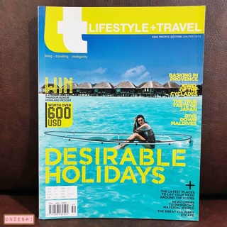 นิตยสารภาษาอังกฤษ Lifestyle+Travel JAN/FEB 2014 : Desirable Holidays