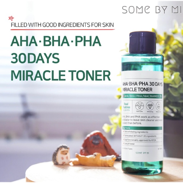 [พร้อมส่ง/ของแท้] Some by mi AHA.BHA.PHA 30 Days Miracle Toner 150ml โทนเนอร์รักษาสิว 30วัน